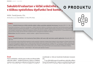 E-reprint - MUDr. Tomáš Janota, CSc., Sakubitril/valsartan v léčbě srdečního selhání s těžkou systolickou dysfunkcí levé komory, Remedia, číslo 2/2021 - Elektronický materiál